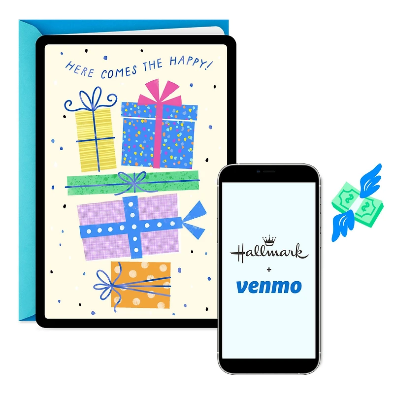 Here Comes the Happy Venmo Birthday Card for only USD 4.99 | Hallmark