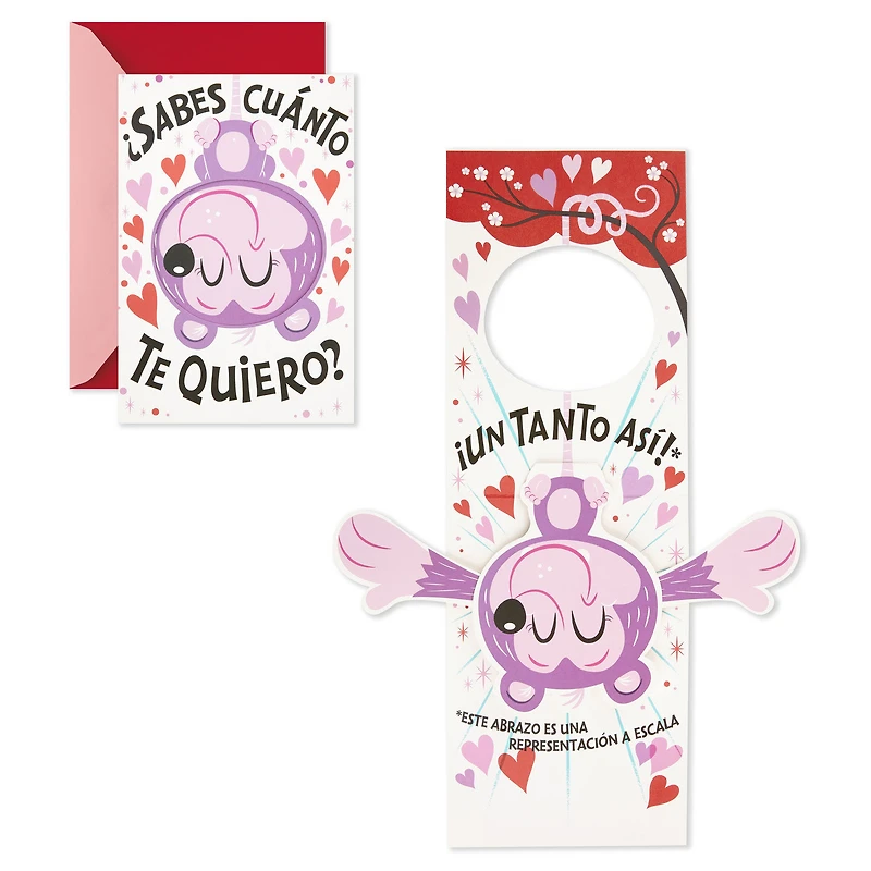 Hugging Opossum Spanish-Language Funny Pop-Up Valentine's Day Card for only USD 3.99 | Hallmark