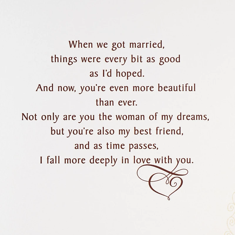You're the Woman of My Dreams Anniversary Card for Wife for only USD 9.99 | Hallmark