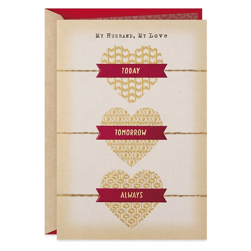 Love You Today, Tomorrow and Always Sweetest Day Card for Husband for only USD 4.59 | Hallmark