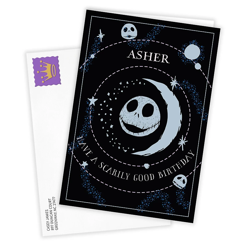 Disney Tim Burton's The Nightmare Before Christmas Constellations Custom Birthday Card for only USD 4.99 | Hallmark