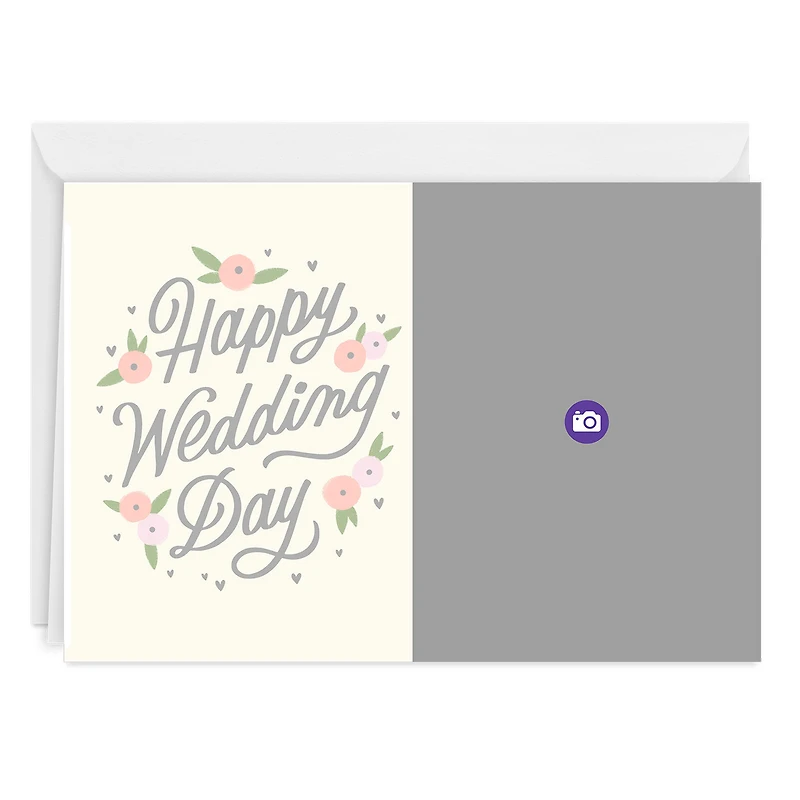 Floral Happy Day Custom Wedding Card for only USD 4.99 | Hallmark