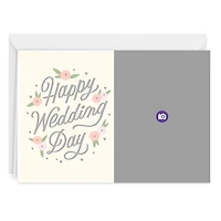 Floral Happy Day Custom Wedding Card for only USD 4.99 | Hallmark