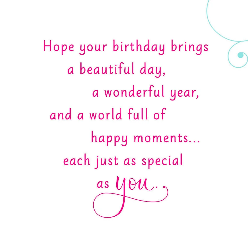 Wishes for a Day as Special as You Birthday Card for only USD 2.50 | Hallmark