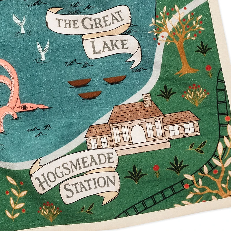 Harry Potter™ Map Tea Towel, 18x26 for only USD 16.99 | Hallmark