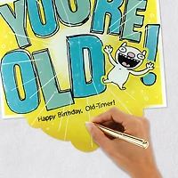 Hate to Spring This On You, Old-Timer Funny Pop-Up Birthday Card for only USD 4.99 | Hallmark