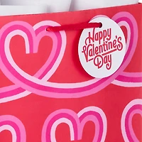 9.6" Looped Hearts Medium Valentine's Day Gift Bag With Tissue Paper for only USD 5.99 | Hallmark