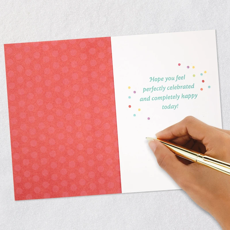 Perfectly Celebrated and Completely Happy Birthday Card for only USD 2.50 | Hallmark