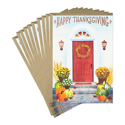Autumn Front Door Thanksgiving Cards, Pack of 10 for only USD 8.99 | Hallmark