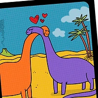 Roaming the Earth Together, Dinosaurs Funny Romantic Anniversary Card for only USD 4.49 | Hallmark