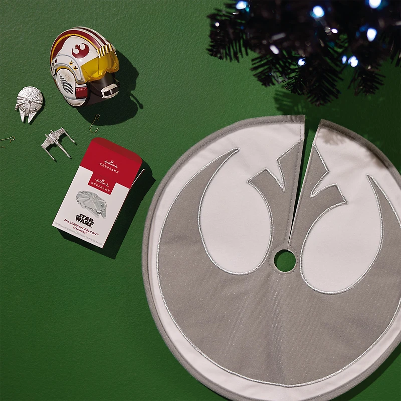 Mini Star Wars™ Red Five Rebel Pilot ShowToppers Musical Tree Topper With Light, 3" for only USD 37.99 | Hallmark