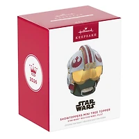 Mini Star Wars™ Red Five Rebel Pilot ShowToppers Musical Tree Topper With Light, 3" for only USD 37.99 | Hallmark