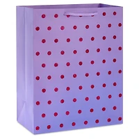 13" Purple Ombré With Glitter Dots Large Gift Bag for only USD 4.49 | Hallmark
