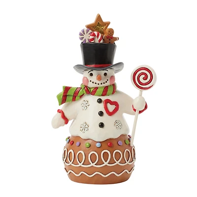 Jim Shore Heartwood Creek Gingerbread Snowman Figurine, 7" for only USD 54.99 | Hallmark