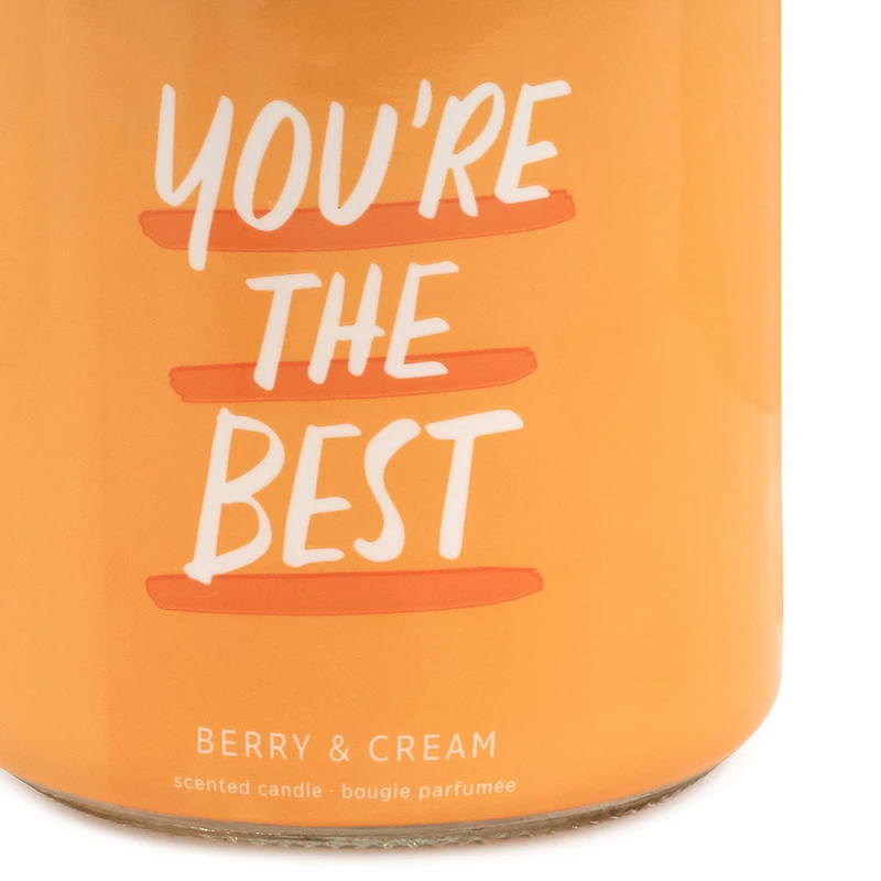 You're the Best Berry and Cream Scented Jar Candle, 7 oz. for only USD 14.99 | Hallmark