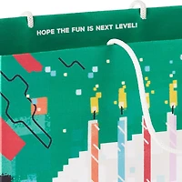 13" Game On! Pixelated Cake Large Birthday Gift Bag for only USD 4.99 | Hallmark