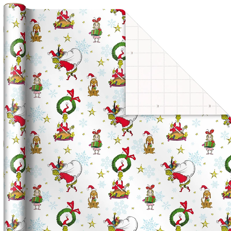 Dr. Seuss™ Grinch 3-Pack Christmas Wrapping Paper Assortment, 105 sq. ft. for only USD 16.99 | Hallmark