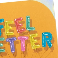 Feel Better Balloons Blank Get Well Card for only USD 4.59 | Hallmark