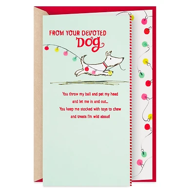 Thanks for All You Do Christmas Card From the Dog for only USD 3.99 | Hallmark