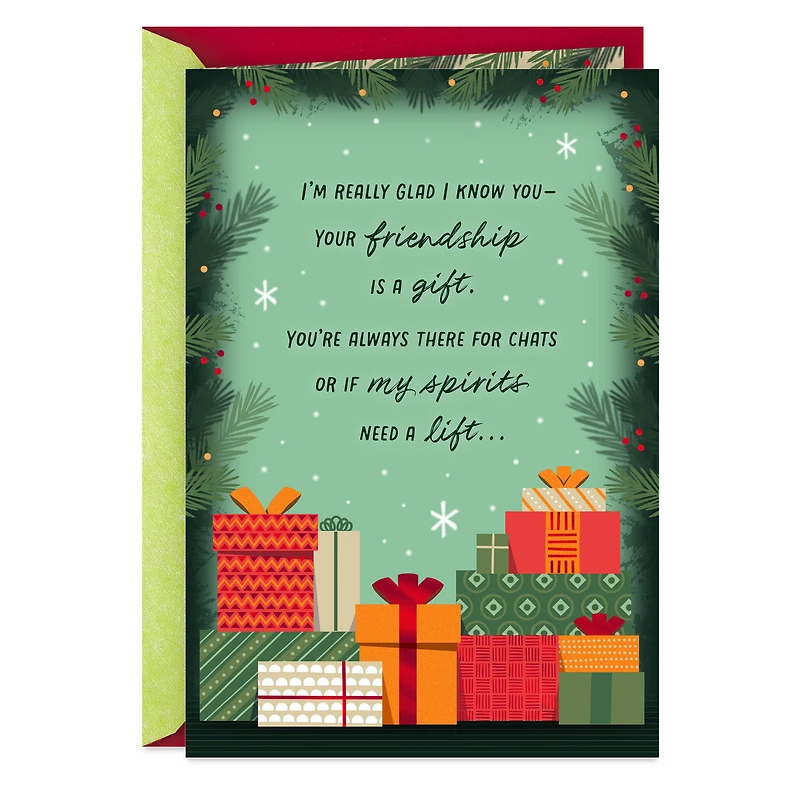 Your Friendship Is a Gift Christmas Card for only USD 3.99 | Hallmark