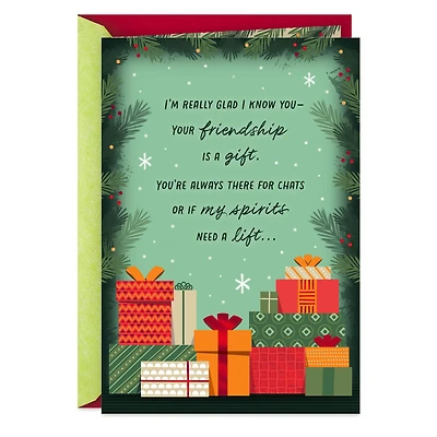 Your Friendship Is a Gift Christmas Card for only USD 3.99 | Hallmark