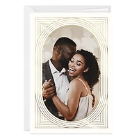 Art Deco Gold Oval Frame Custom Card for only USD 4.99 | Hallmark