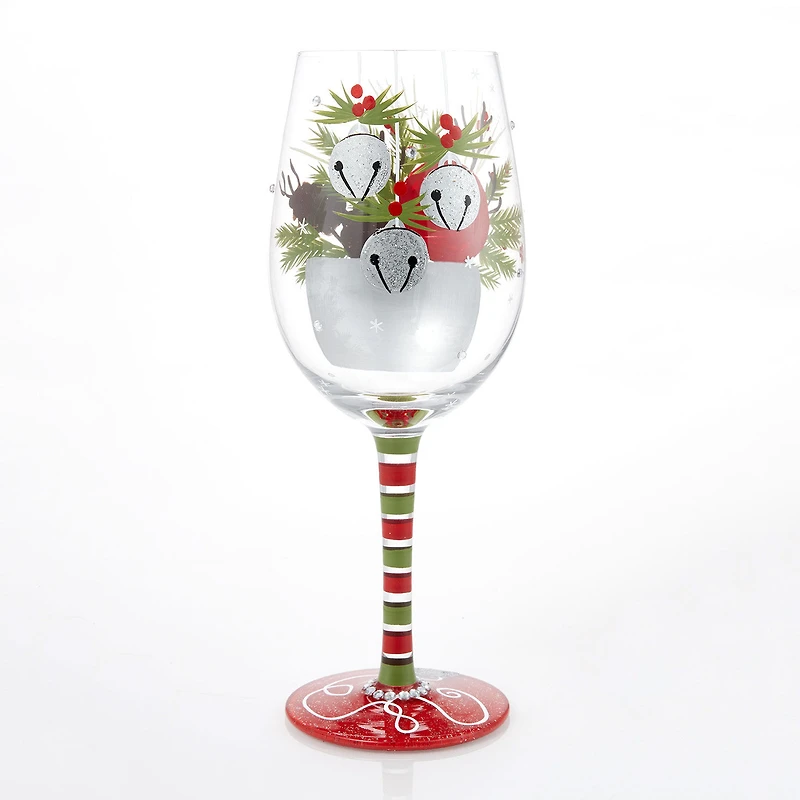 Lolita Best Christmas Ever Handpainted Wine Glass, 15 oz. for only USD 32.99 | Hallmark