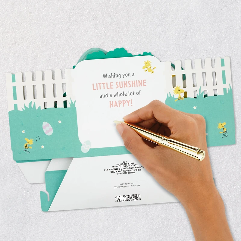 Peanuts® Snoopy Sunshine and Happiness Musical 3D Pop-Up Easter Card With Light for only USD 10.99 | Hallmark