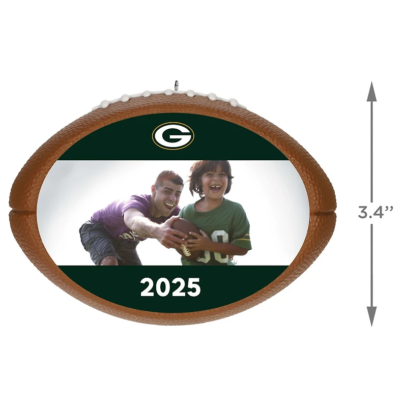 NFL Green Bay Packers Football Personalized Ornament, Custom Photo and Text for only USD 30.99 | Hallmark