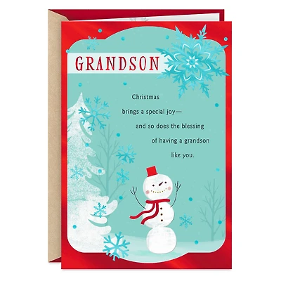 Lots of Reasons for Lots of Smiles Religious Christmas Card for Grandson for only USD 3.99 | Hallmark