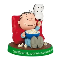 The Peanuts® Gang Christmas Is...Watching Holiday Movies Together Ornament for only USD 24.99 | Hallmark