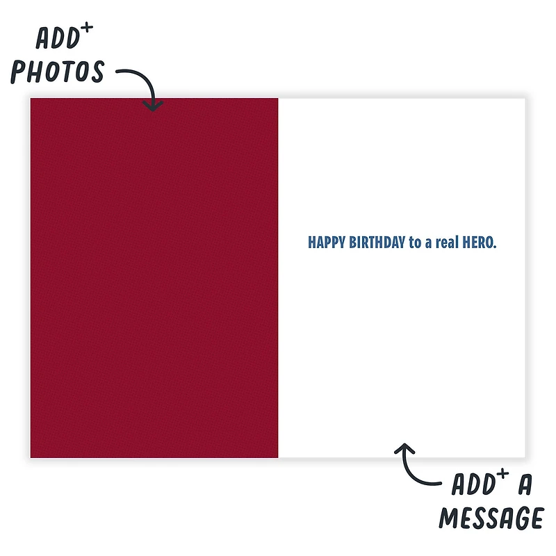 DC™ Superman™ Real Hero Custom Birthday Card for only USD 4.99 | Hallmark