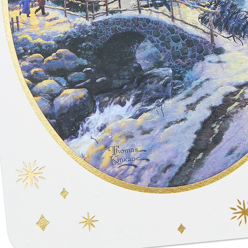 Thomas Kinkade Season of Light and Love Christmas Card for only USD 6.59 | Hallmark