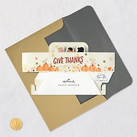 Peanuts® Give Thanks 3D Pop-Up Thanksgiving Card for only USD 8.99 | Hallmark