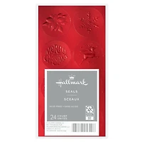 Red Foil Embossed Christmas Seals, 3 sheets for only USD 3.49 | Hallmark