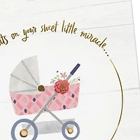 Sweet Little Miracle, Big Love New Baby Girl Card for only USD 2.99 | Hallmark