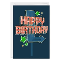 Retro Neon Sign Custom Birthday Card for only USD 4.99 | Hallmark