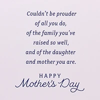 Couldn't Be Prouder Mother's Day Card for Daughter for only USD 6.99 | Hallmark