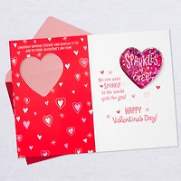 Sparkles Forever Granddaughter Valentine's Day Card With Sticker for only USD 4.99 | Hallmark
