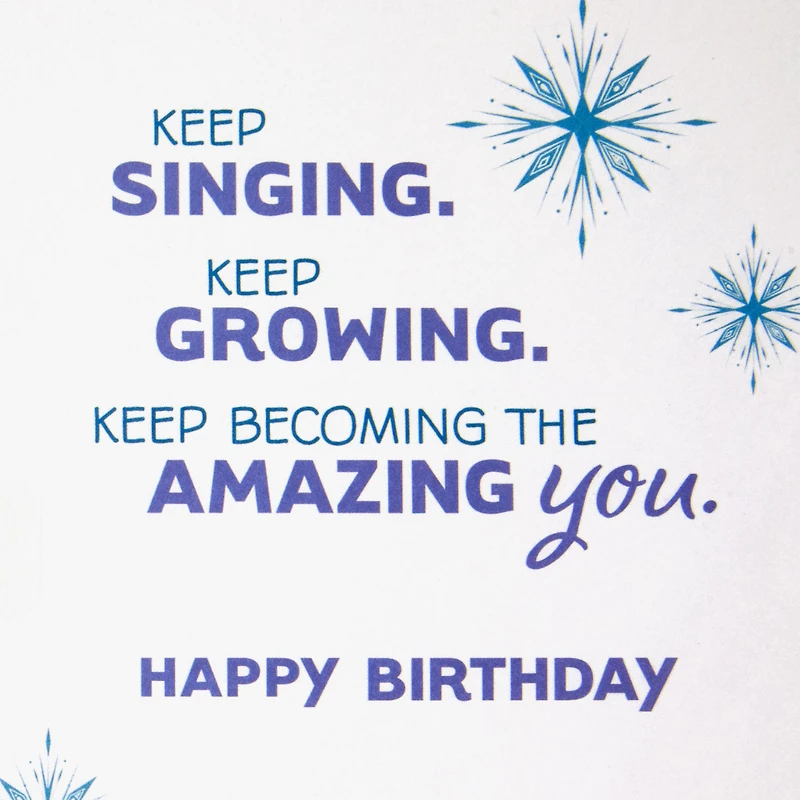 Disney Frozen 2 Elsa Sing Your Song Musical Birthday Card for Kids for only USD 6.59 | Hallmark