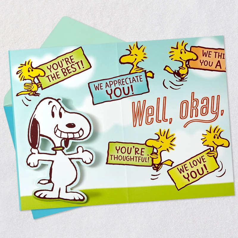Peanuts® More Than a Few Great Things About You Pop-Up Birthday Card for Grandpa for only USD 5.59 | Hallmark