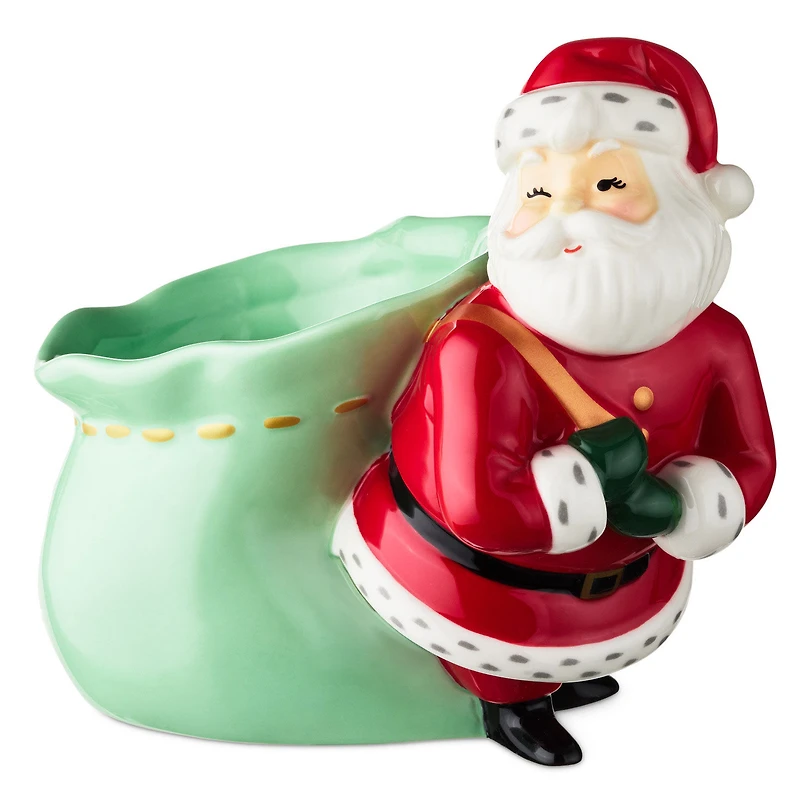 Santa With Toy Bag Candy Dish, 7" H for only USD 42.99 | Hallmark