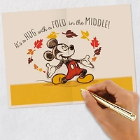 Disney Mickey Mouse Here's a Hug Thanksgiving Card for only USD 3.99 | Hallmark