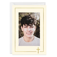 Personalized Cross Frame Religious Photo Card for only USD 4.99 | Hallmark