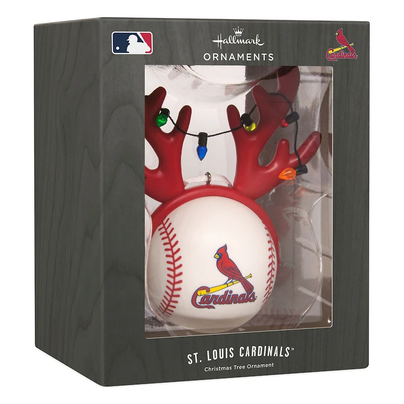 MLB St. Louis Cardinals™ Reindeer Baseball Hallmark Ornament for only USD 12.99 | Hallmark
