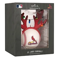 MLB St. Louis Cardinals™ Reindeer Baseball Hallmark Ornament for only USD 12.99 | Hallmark