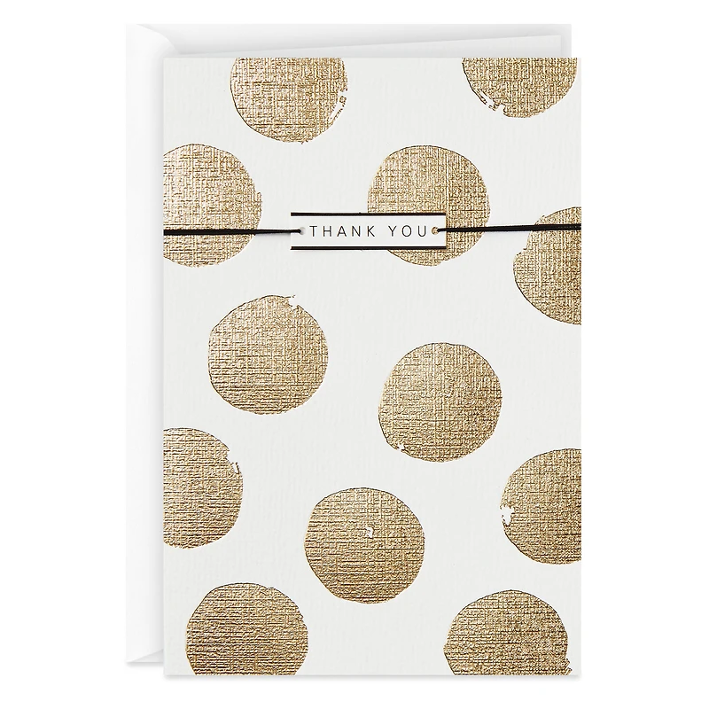 Elegant Gold Dots Thank You Card for only USD 6.59 | Hallmark