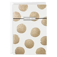 Elegant Gold Dots Thank You Card for only USD 6.59 | Hallmark