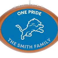 NFL Detroit Lions Football Personalized Ornament, Custom Text for only USD 30.99 | Hallmark