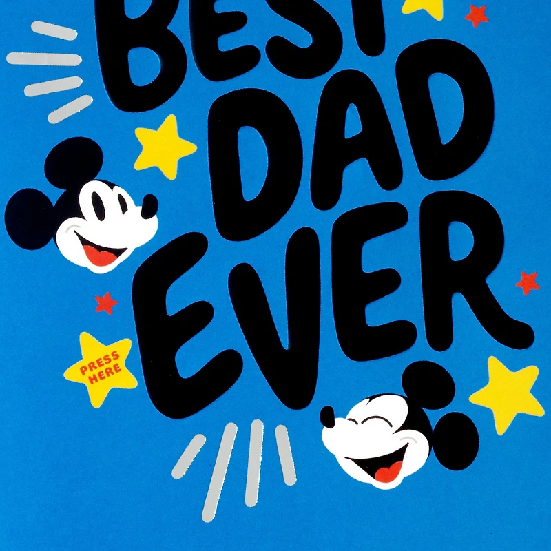 Disney Mickey Mouse Best Dad Ever Musical Father's Day Card for only USD 8.99 | Hallmark